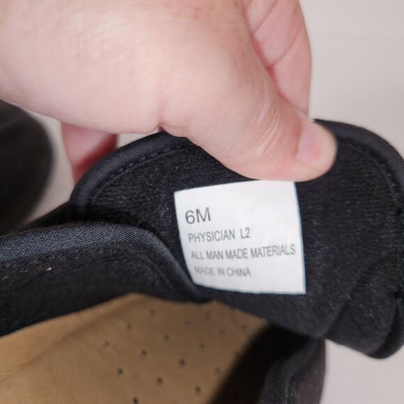 FOAMTREADS Physician L2 Comfort Slipper Womens 6M Black Wool Adjustable Diabetic - Picture 3 of 12